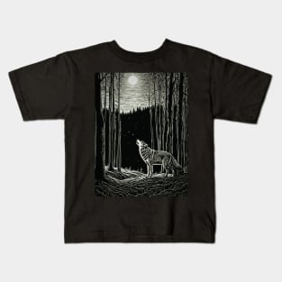 HOWLING WOLF Kids T-Shirt